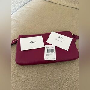 Coach Women's Purple Clutch Bag